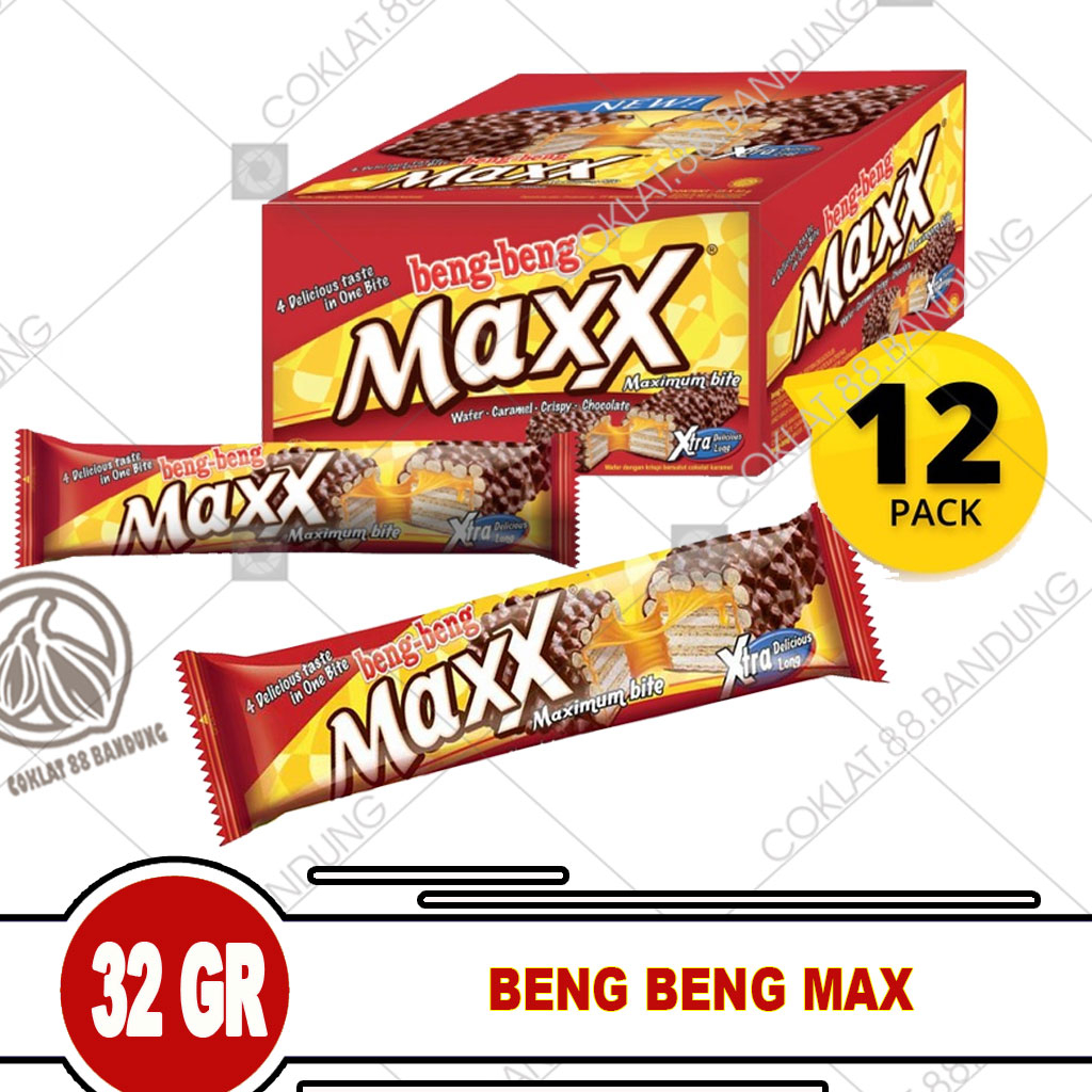 BENG BENG MAX 1 DUS 12 PCS, BENG BENG MAX 1 BOX, COKLAT BENG BENG MAXI
