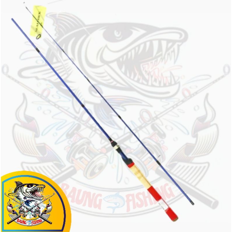 joran seahawk lucid 165cm 180cm 17lb free tas pancing 100cm