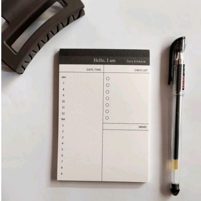 

Memo pad/memo pad daily/memo schedule