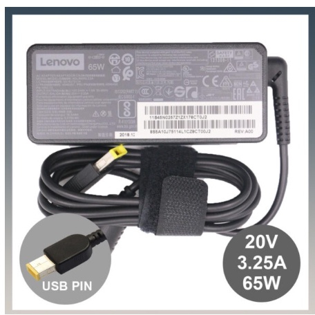 Charger Laptop Lenovo 20V-3.25A USB T440s T440 X230s X240 X240s G410 G500 G505