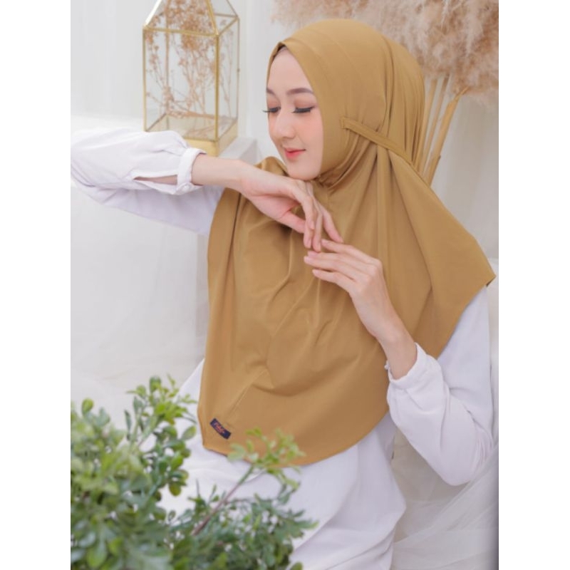 [Ori Lulu] SYIRIA••hijab instan jersey stella••bergo instan tali