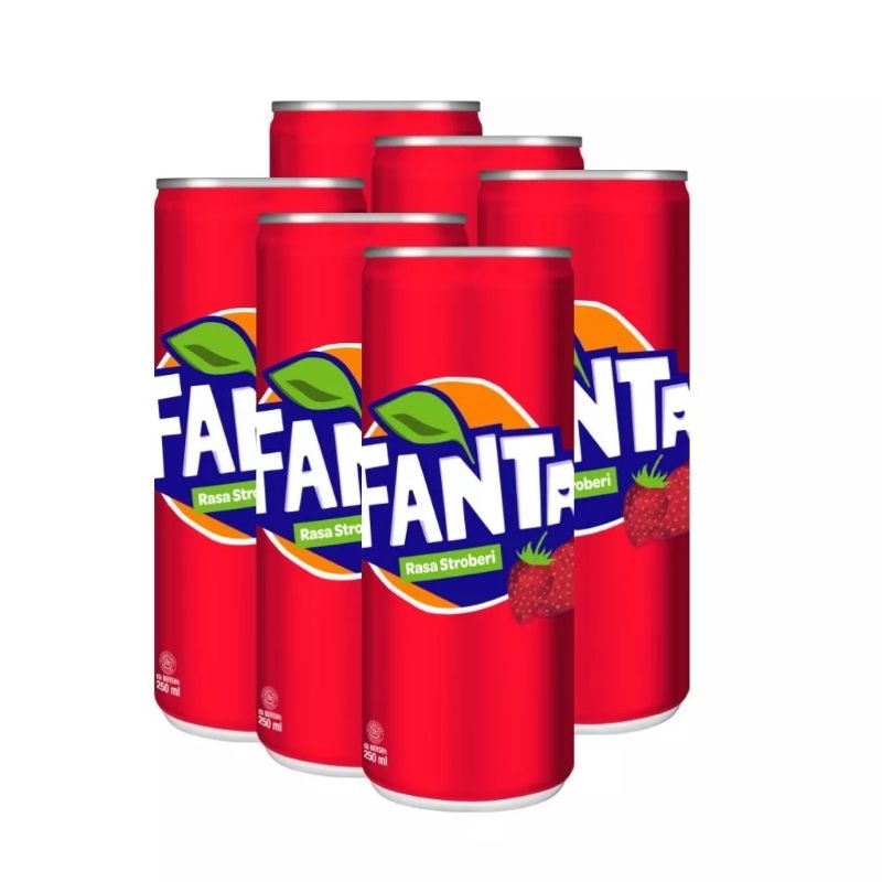 

Fanta Strawberry Slim Can 250ml (Isi 6Pcs)