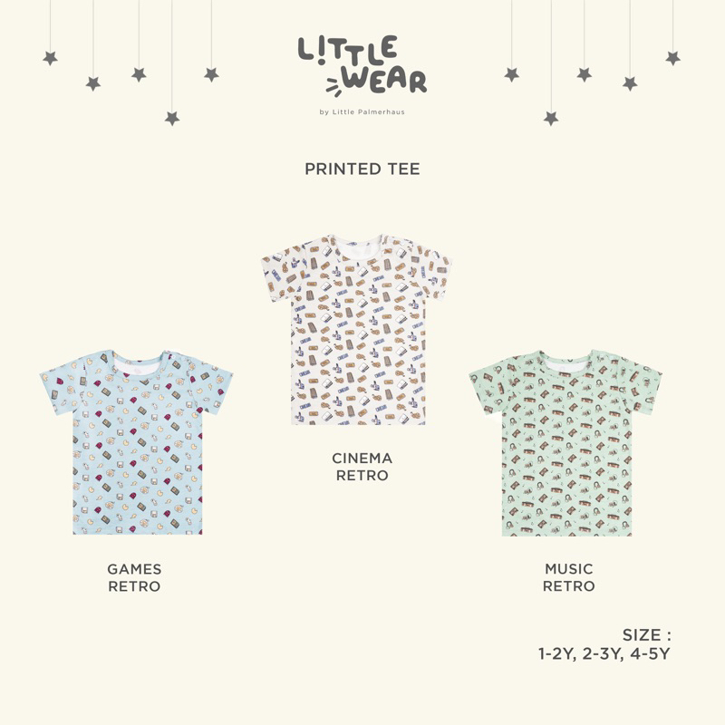 Little Wear Little Palmerhaus Printed Tee - Kaos Anak 1-5thn