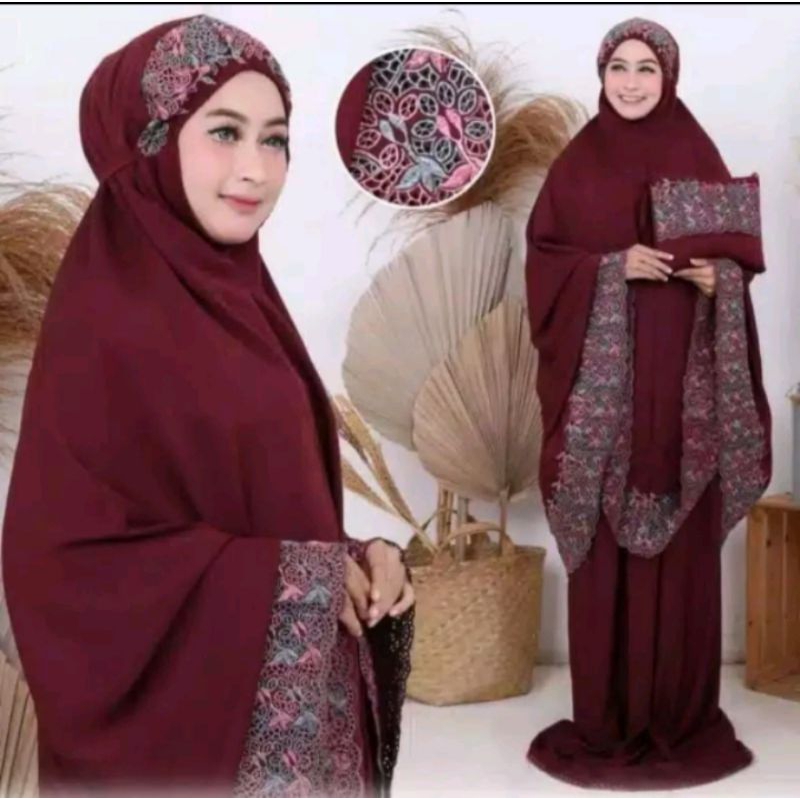 Mukena dewasa khadijah syahbani mukena premium