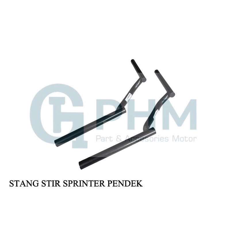 Stang Stir Sprinter Racing Hitam Tebal Murah Model Ori