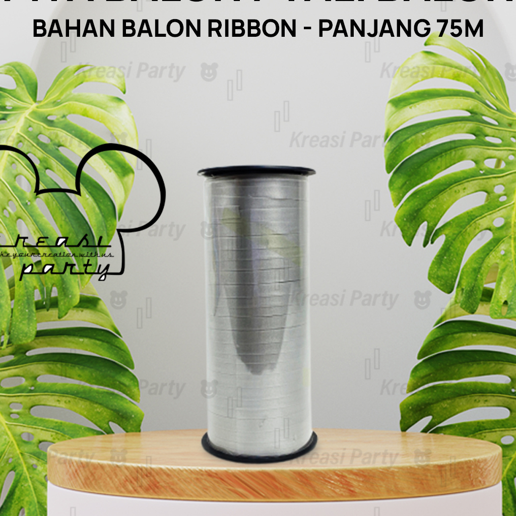 

Pita Balon Silver / Pita Ribbon / Pita Helium / Pita Dekorasi