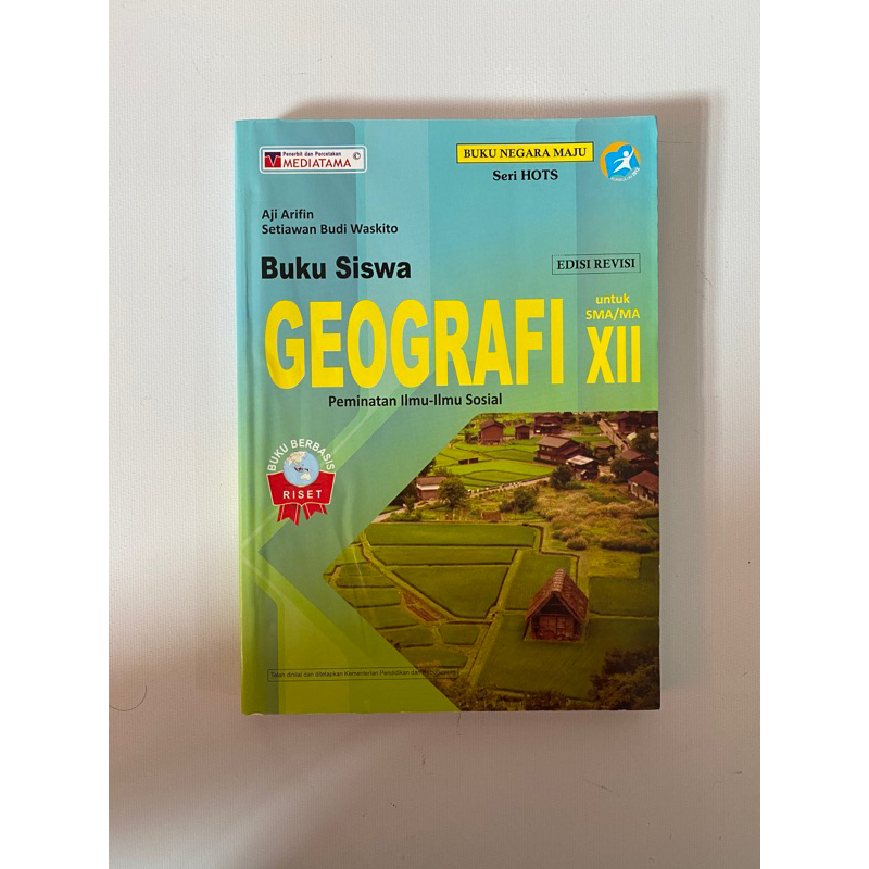 

Buku Siswa Geografi Kelas XII-12 SMA K13 Revisi (Mediatama)