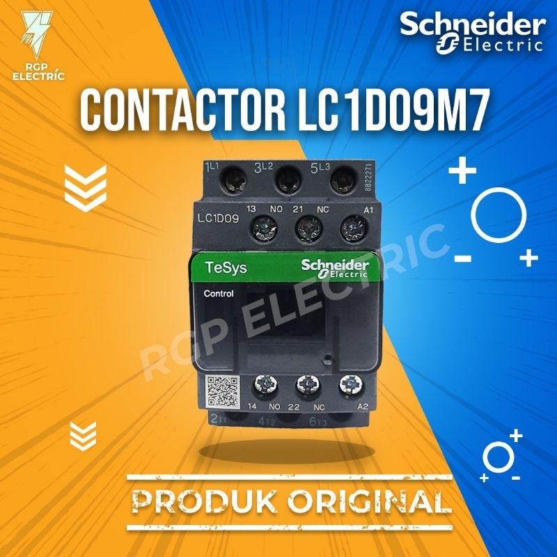 KONTAKTOR/CONTACTOR SCHNEIDER LC1D09M7 LC1D09 220V NEW ORIGINAL