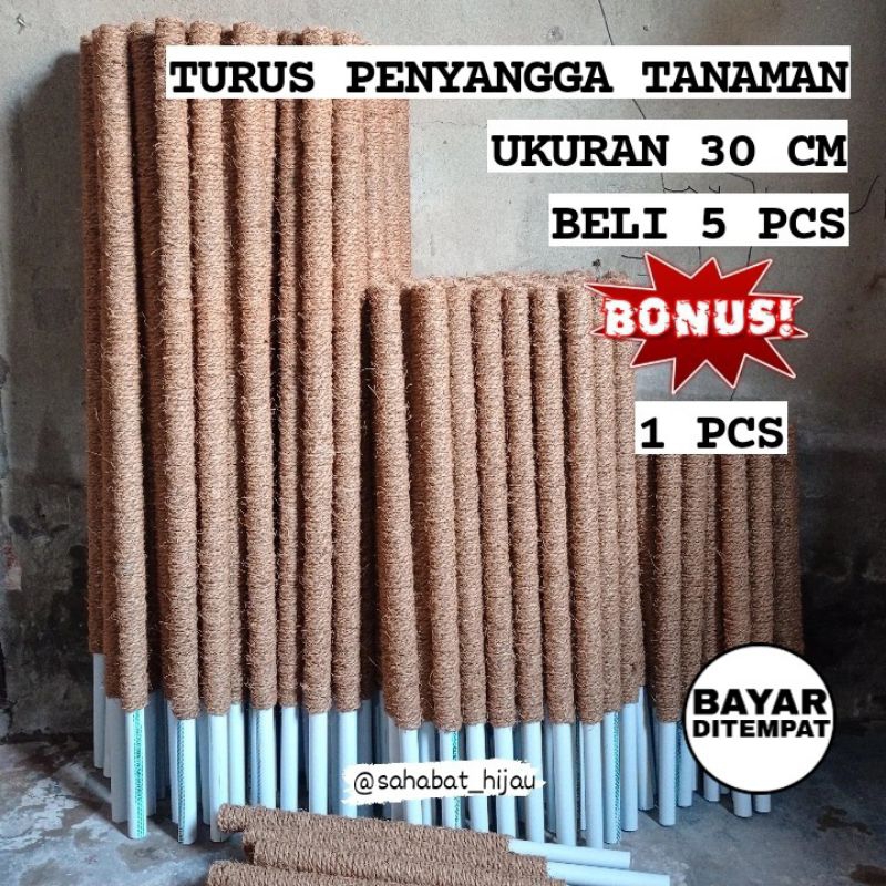 turus tanaman 30 cm - turus sabut kelapa - turus penyangga tanaman murah