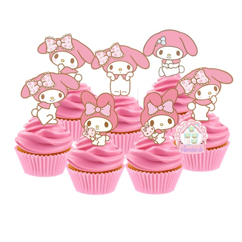 My melody cupcake topper