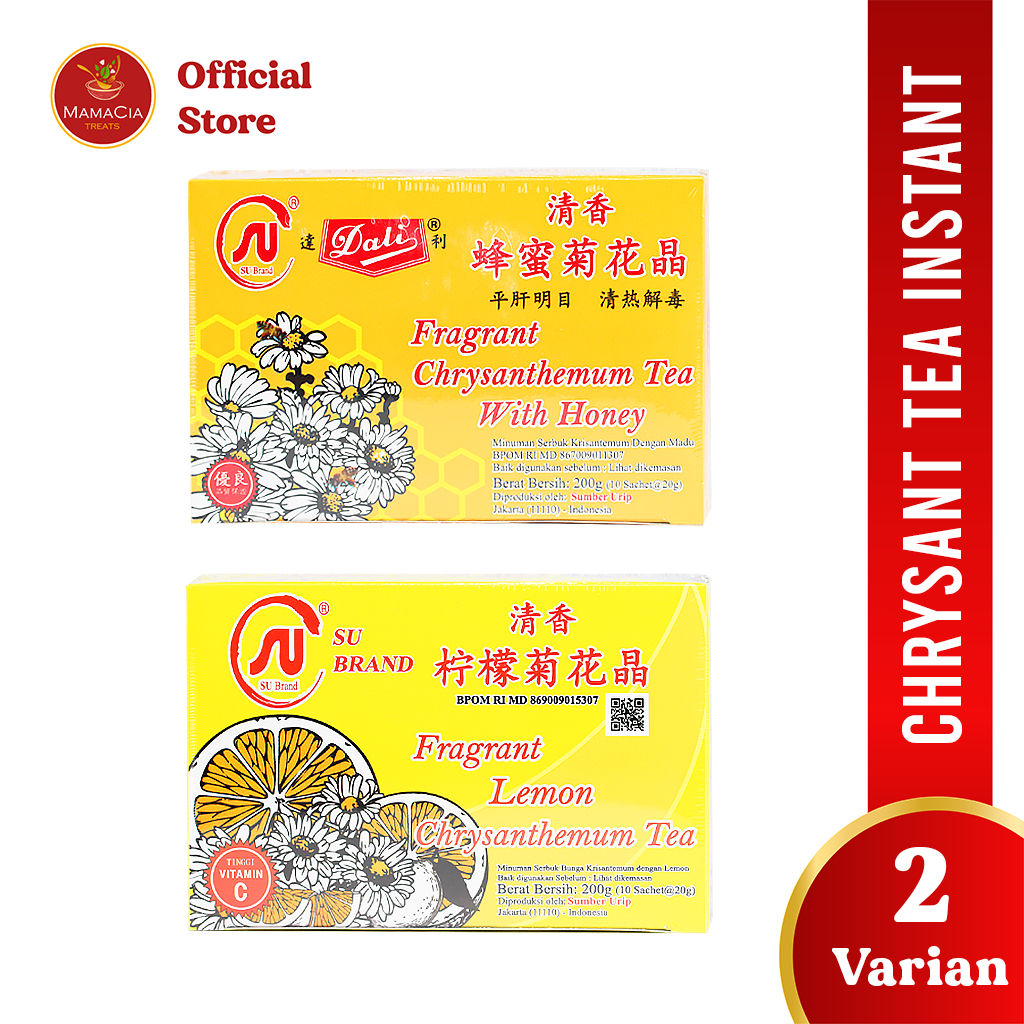 

Chrysanthemum Tea Instan Teh Kembang Serbuk Chi Hwa Cing 10 Sachet