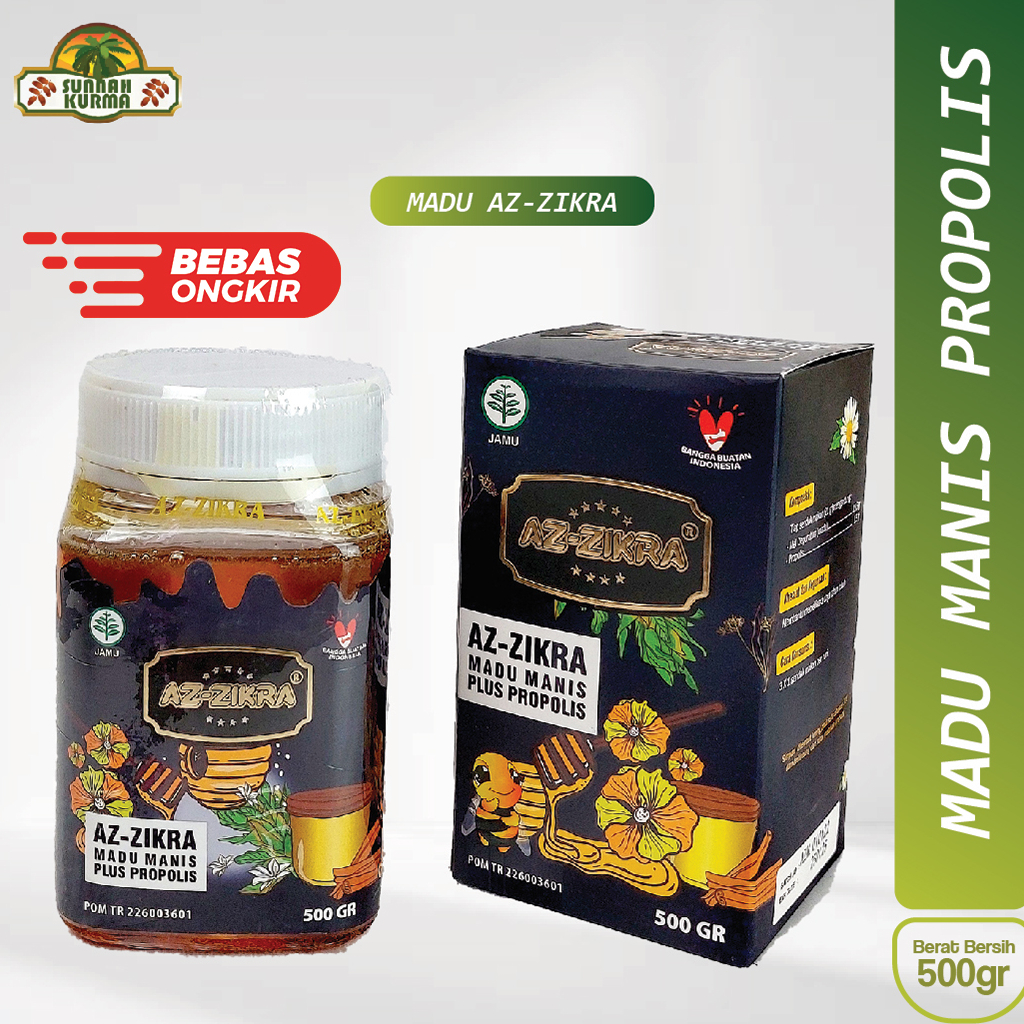 

Nadu Az-Zikra Manis Plus Propolis 500gr