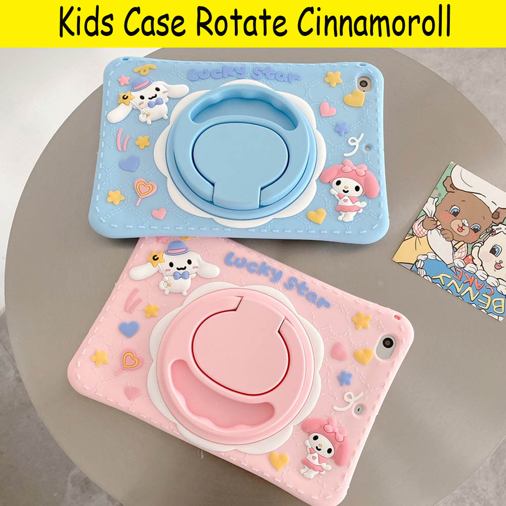 Samsung Tab A7 Lite T225 Softcase Rotate Cinnamoroll Casing Silikon