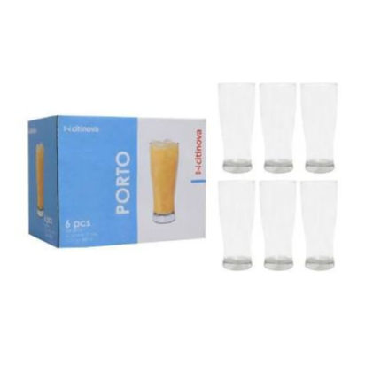 GELAS KACA PORTO CITYNOVA 6 PCS