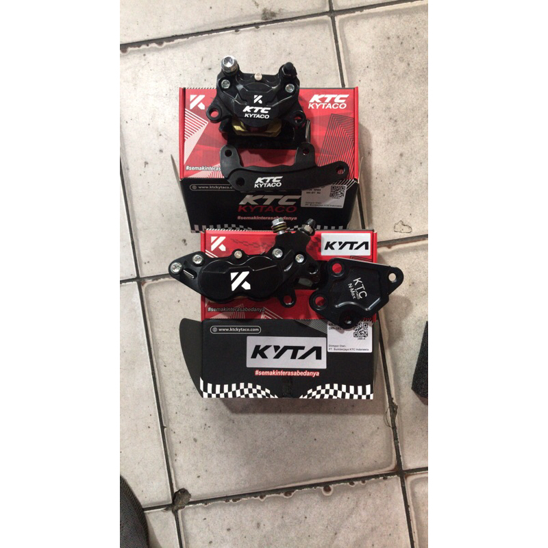 kaliper nmax ktc kytaco depan belakang nmax kaliper set kytaco nmax kaliper nmax belakang 2 piston k