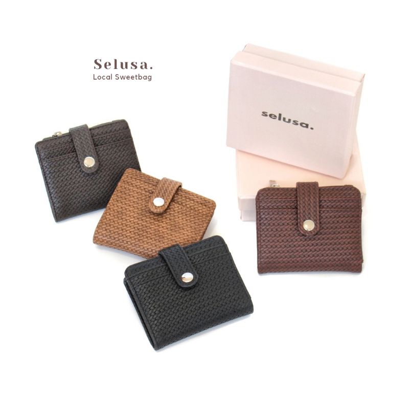 SELUSA LOLY CARDHOLDER PREMIUM (Unisex) New Version (Free Hardbox Exclusive)| Dompet Kartu Dompet Lipat Dompet Koin