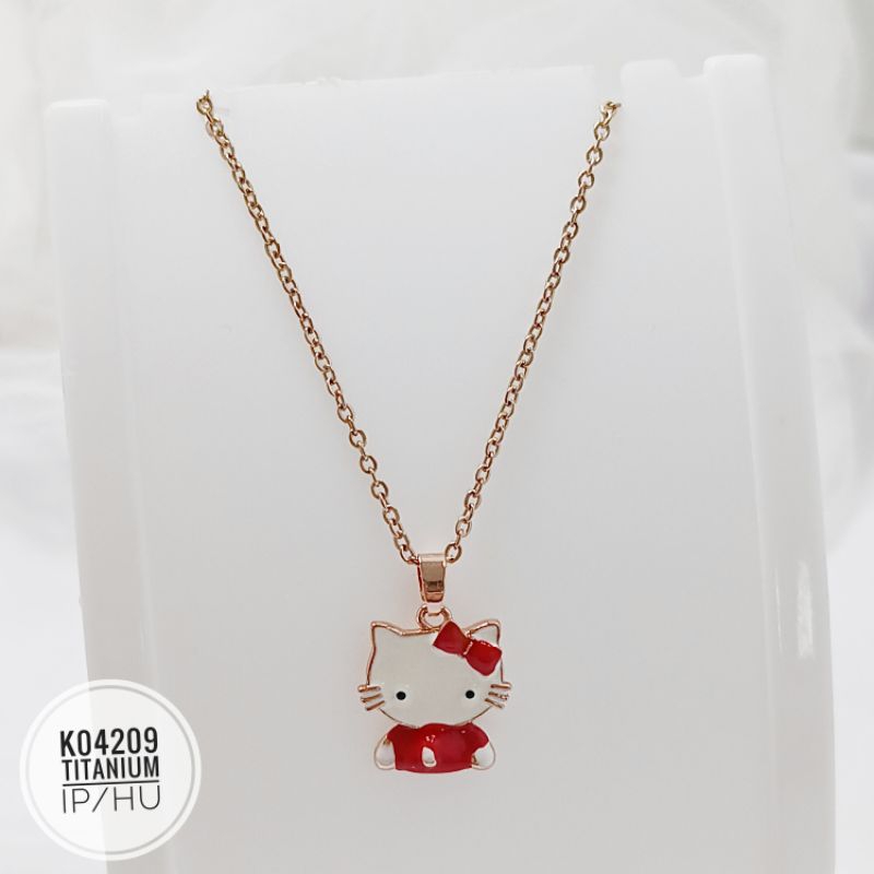 Kalung anak titanium rosegold K04209