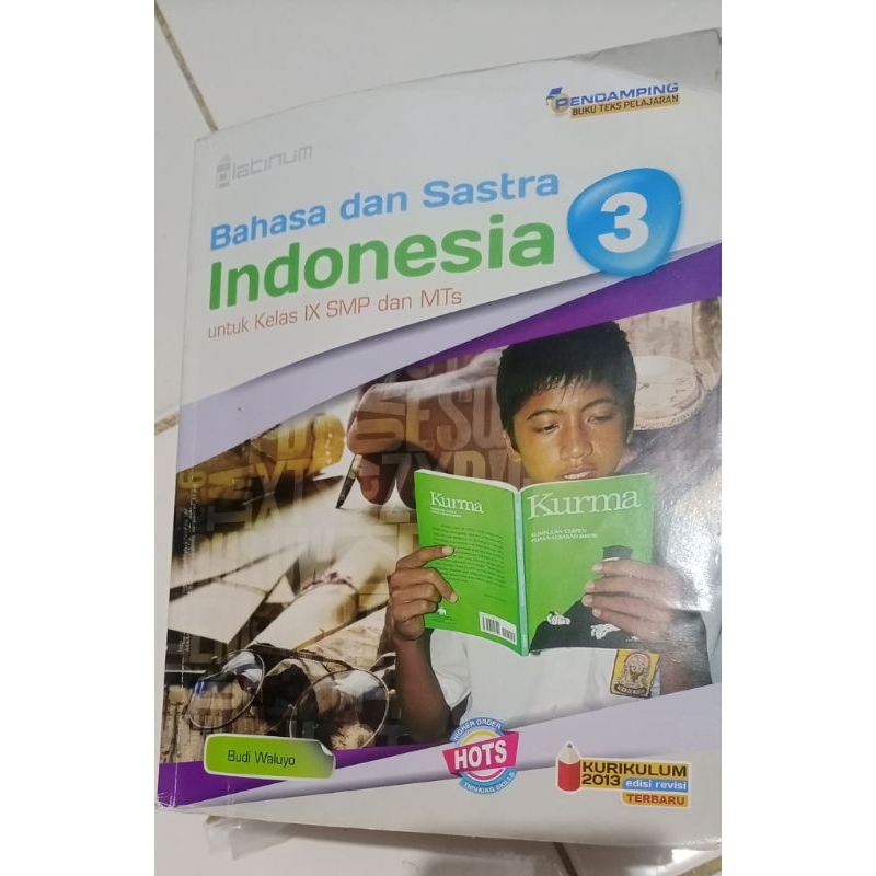 

Buku Bahasa Indonesia kelas 9 Penerbit Platinum