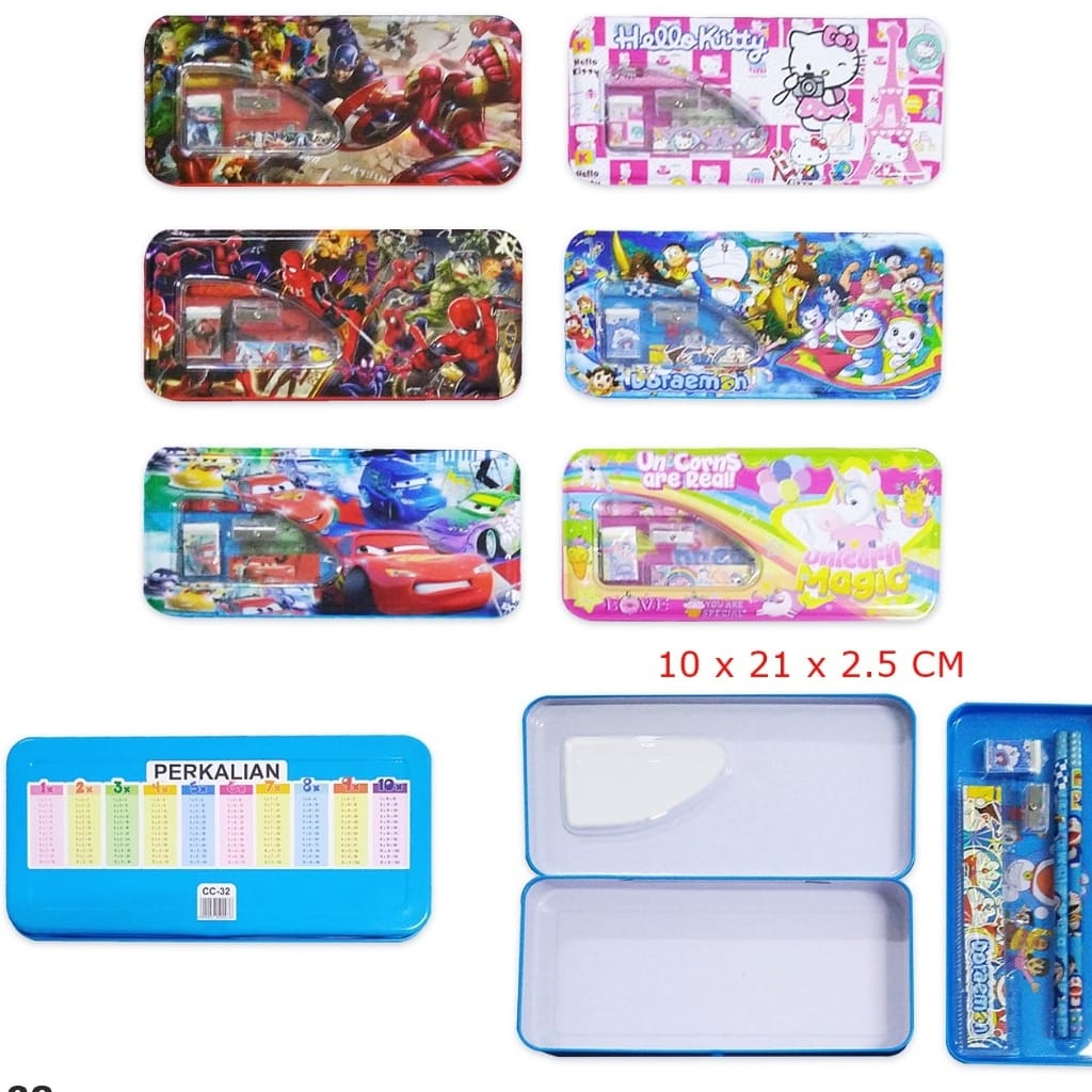 

TEMPAT PENSIL KALENG LUCU CC 32
