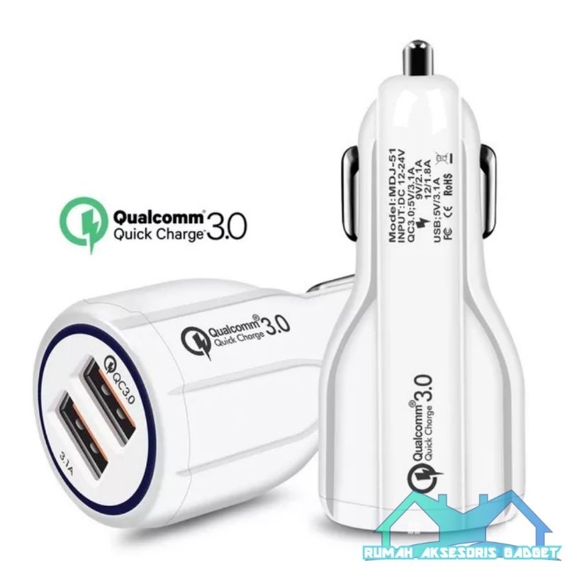 CAR CHARGER SAVER FAST QUICK 6A Qualcomm