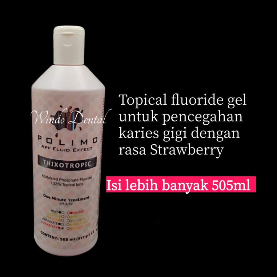 DENTAL FLUORIDE GEL / TOPICAL FLUORIDE / POLIMO APF FLUOR GEL IMICRYL TERLARIS