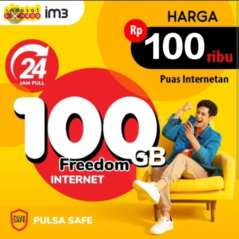 INDOSAT FREEDOM INTERNET 100GB dan 200GB FULL
