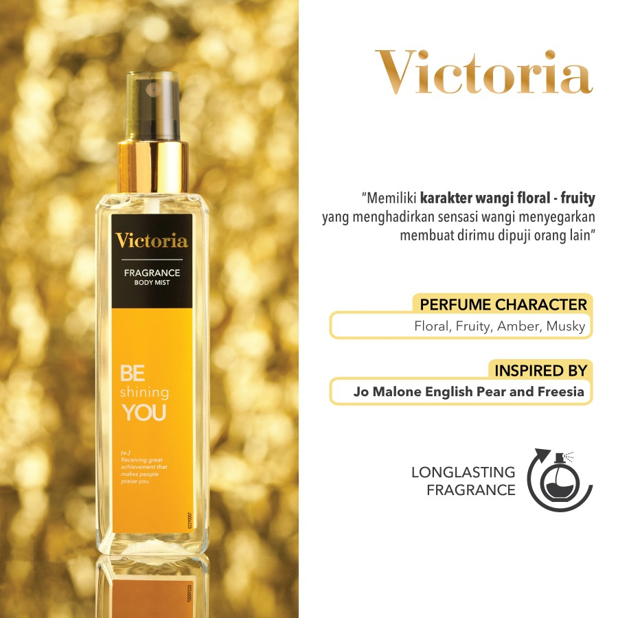 Victoria Fragrance Body Mist 100ml