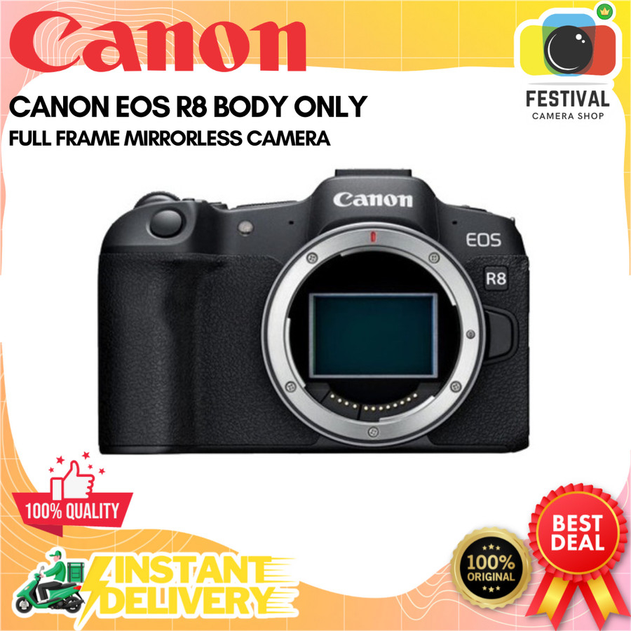 Canon EOS R8 Body Only Mirrorless Camera Canon EOS R 8 EOS R8 RESMI
