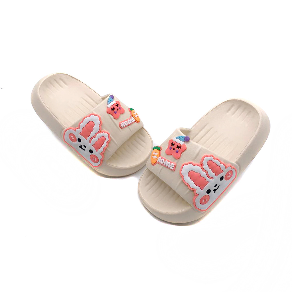 Sandal Selop Anak Perempuan Bahan Karet Simple Motif Lucu Kekinian