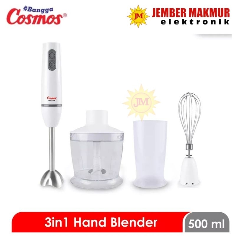 Cosmos Blender - Hand Blender - CB 631 HB 500ML