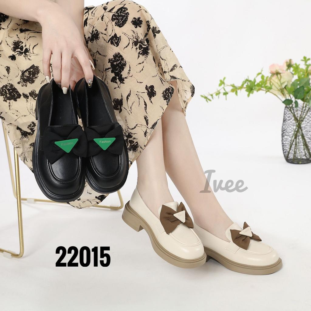 23/05 IVEE CHUNKY LOAFERS SHOES KOREA RIBBON HEV#22015