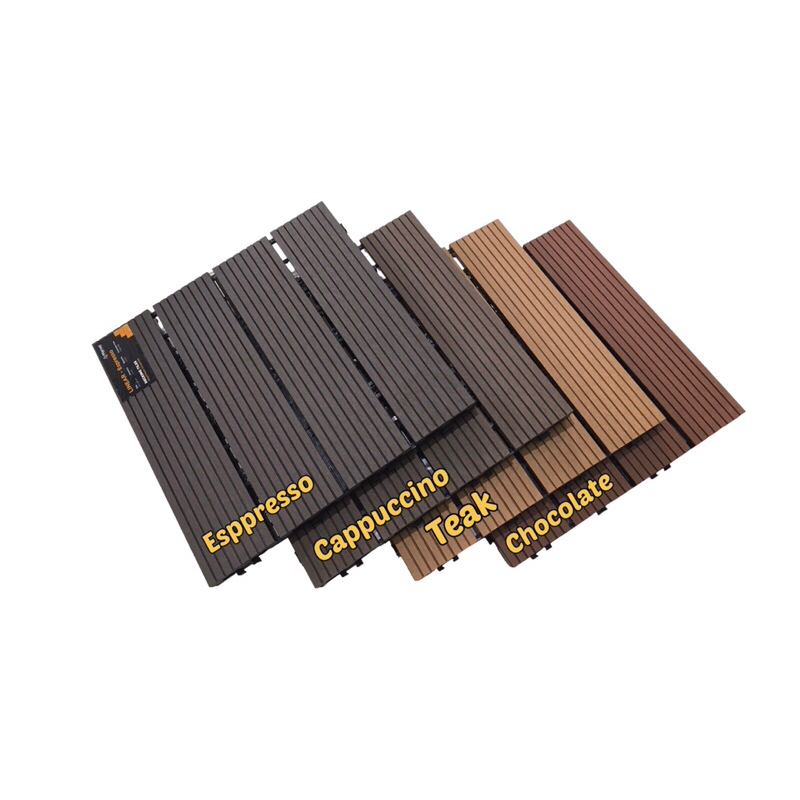 WPC DECKING TILES MARVEL COMPOSITE PERBOX isi 11pcs