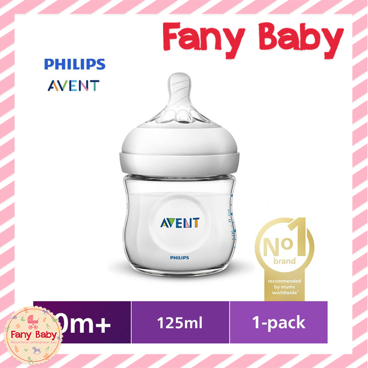 AVENT BOTTLE NATURAL 125ML SINGLE