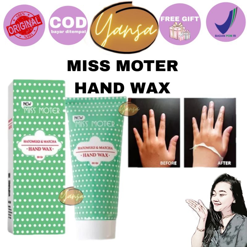 MISS MOTER  matcha &amp; milk hand wax by SYB BPOM