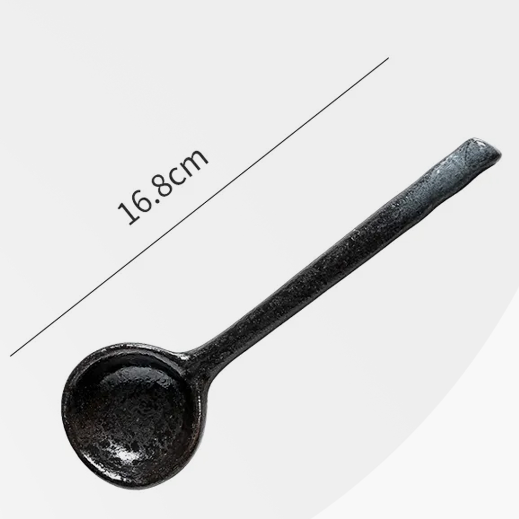 SENDOK SUP KERAMIK RAMEN RAMYEON CERAMIC SPOON JAPANESE 16,8cm