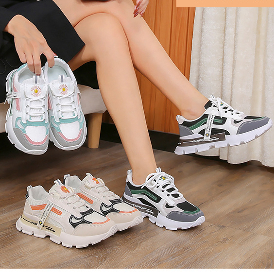 Sneakers Perempuan Korea Style Sepatu Olahraga Wanita import Sneaker Lari Cewek Cantik Murah SP-162