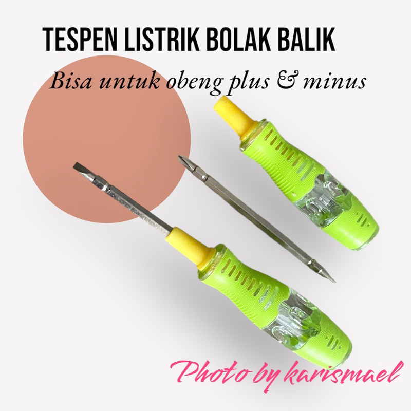 Tespen listrik obeng bolak balik murah