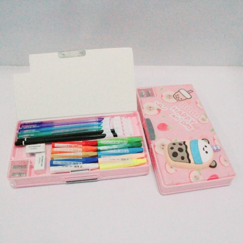 

404 non location - stationery - example tittle - official store - bandung - failed345 PENCIL CASE KOTAK PENSIL ANAK SEKOLAH GAMBAR BOBA COLORFUL LUCU XPM