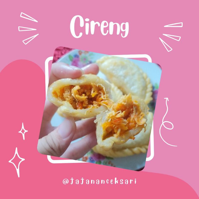 

Cireng isi ayam suwir pedas