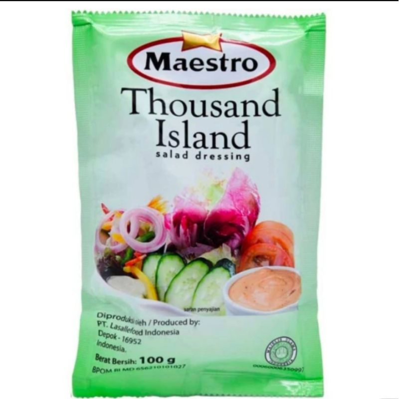 

Maestro Salad Dressing Thousand Island 100gr