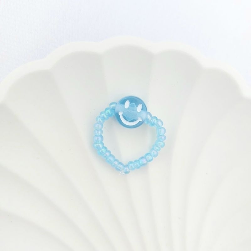 cincin manik-manik | cincin manik smile | cincin manik | beads ring smile | beads ring | cincin manik lucu | cincin manik korea