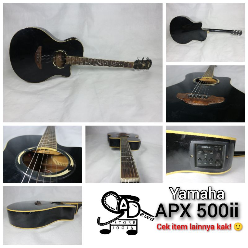 YAMAHA APX 500II GITAR AKUSTIK ELEKTRIK 500 II ELECTRIC ORIGINAL ORI