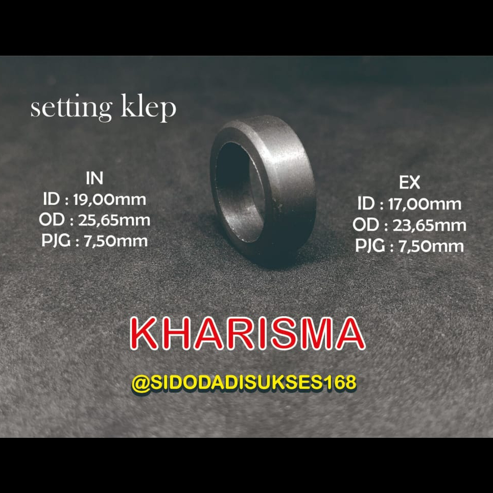 setting klep/dudukan klep/cincin setting karisma