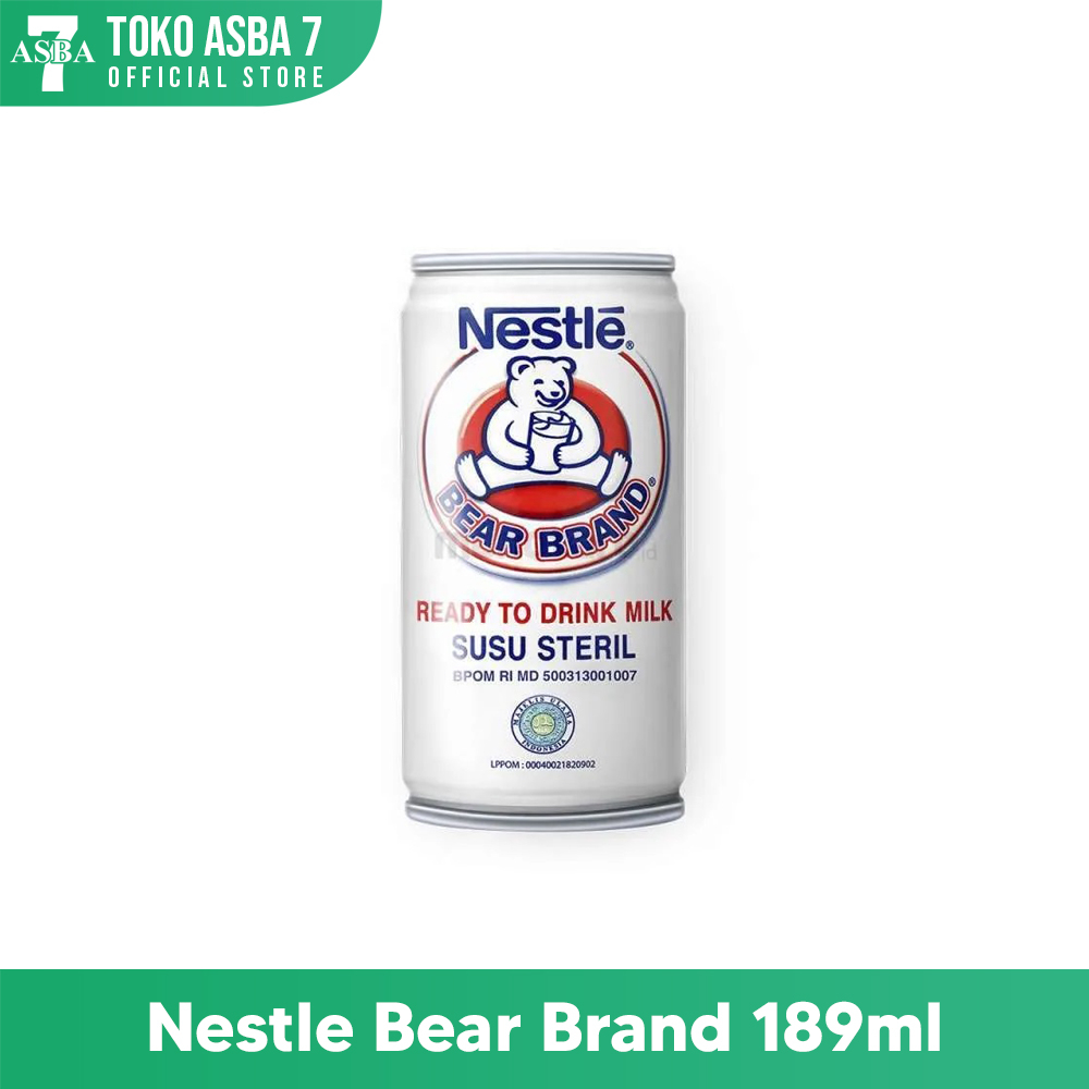 

Nestle Susu Steril Bear Brand/Susu Beruang 189ml
