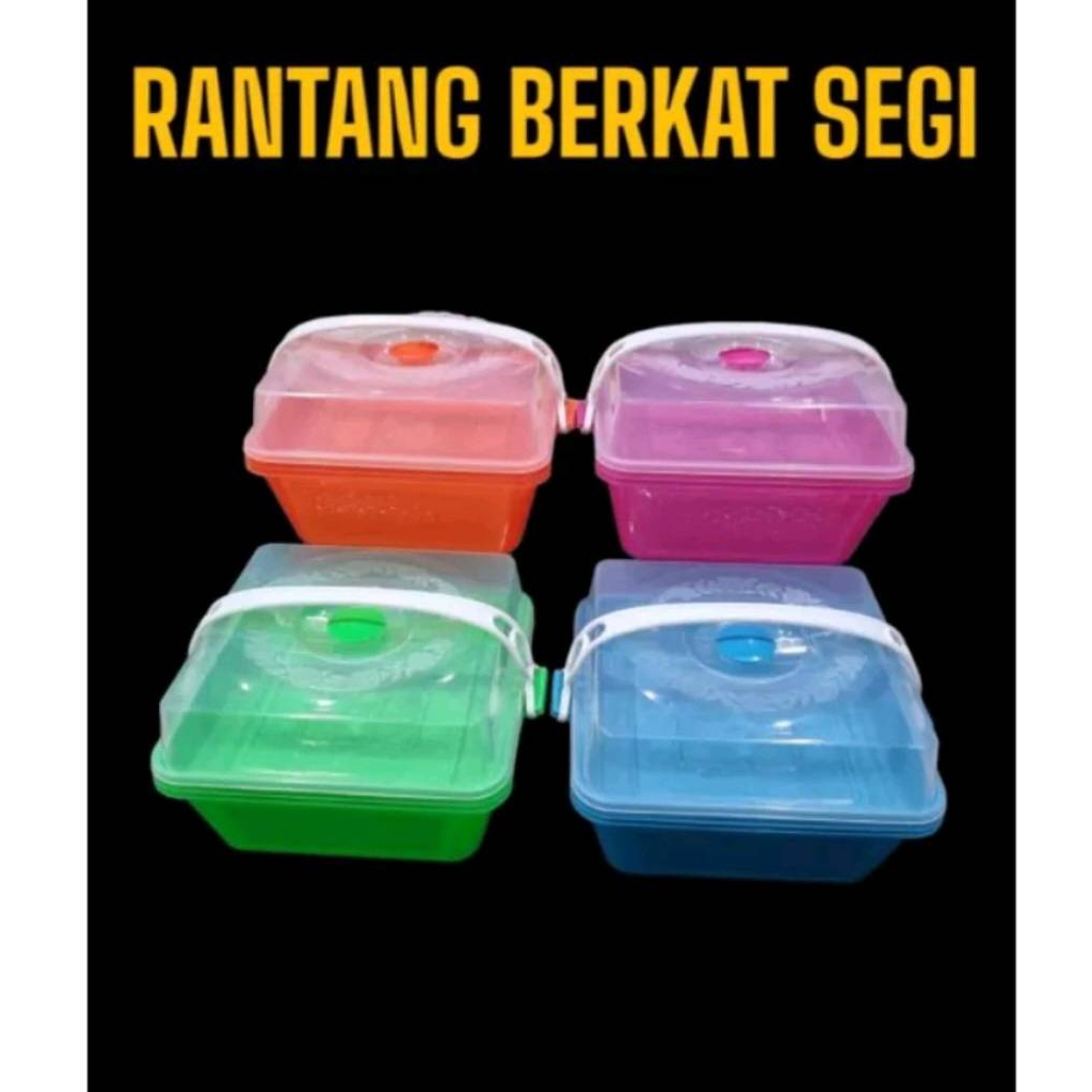 Rantang Berkat / Rantang Souvenir / Rantang Plastik / Rantang Berkat Segi Susun 2