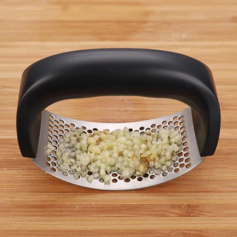 Alat penghancur Bawang Stainless steel Garlic Press Crusher