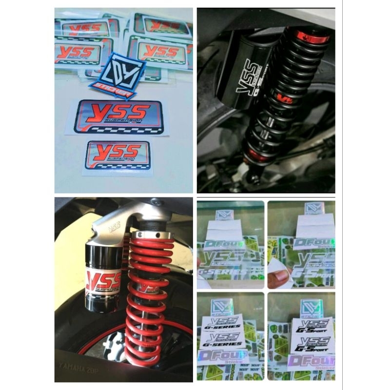 STICKER YSS G-SERIES STICKER YSS G-SPROT PRINCUT