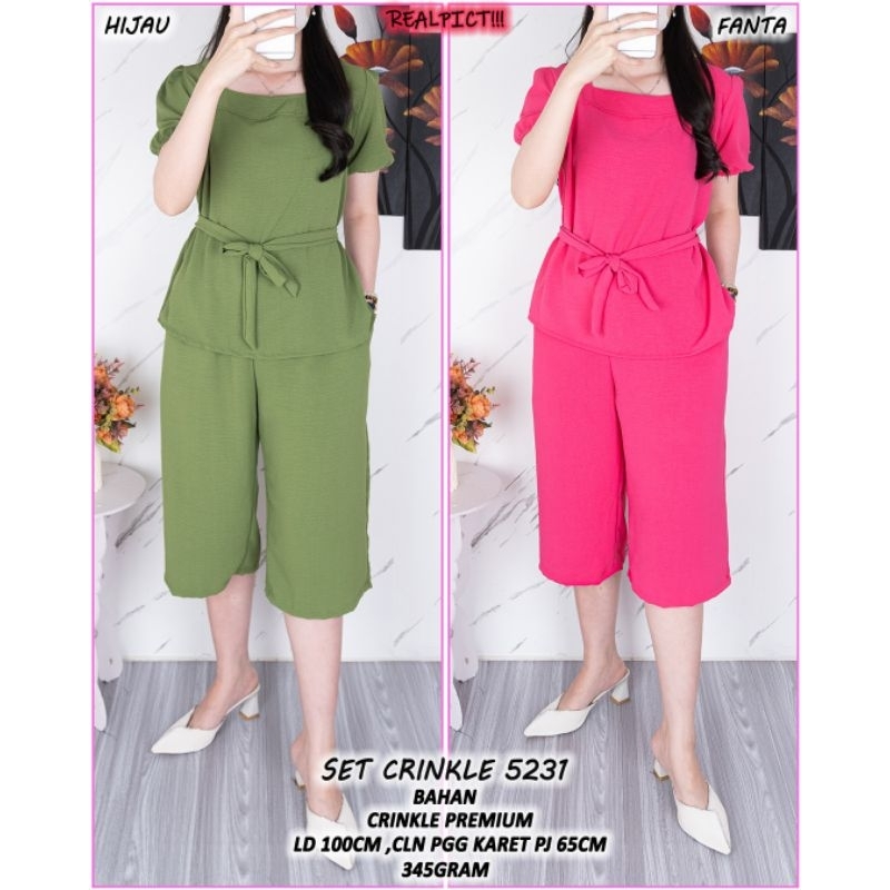 5231 SETELAN CRINKLE PREMIUM IMPORT