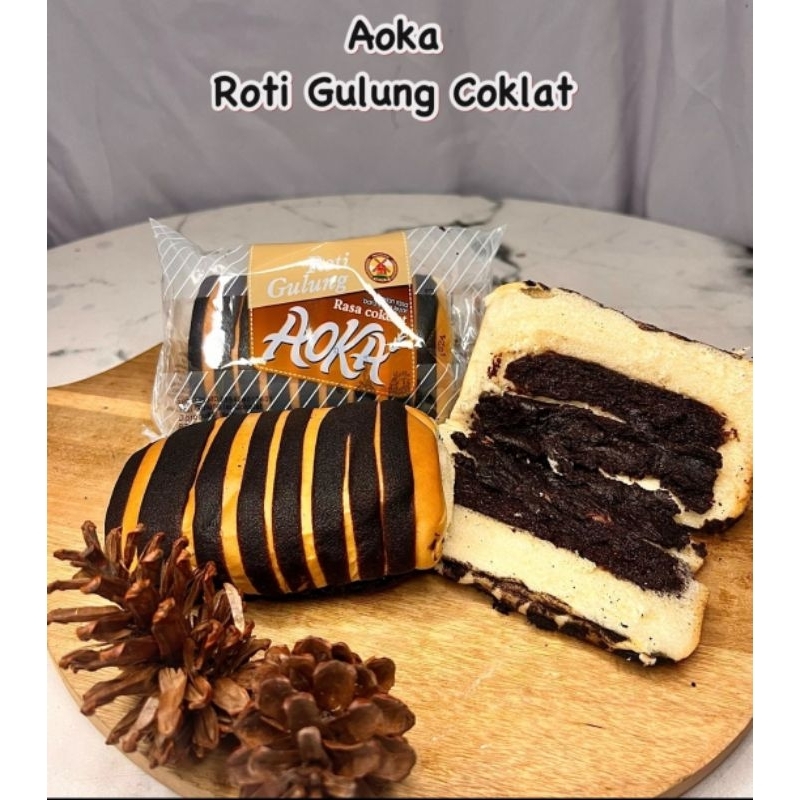 

AOKA ROTI GULUNG COKLAT