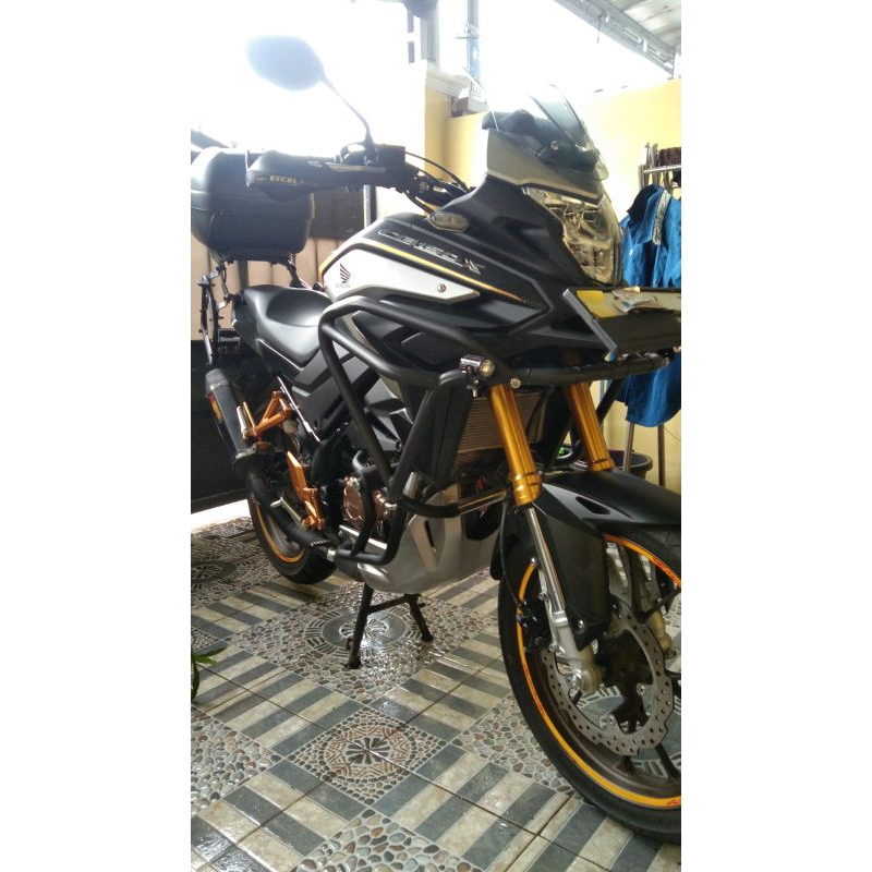 Tubular full body CB150X crashbar cb150x (free lampu tembak)